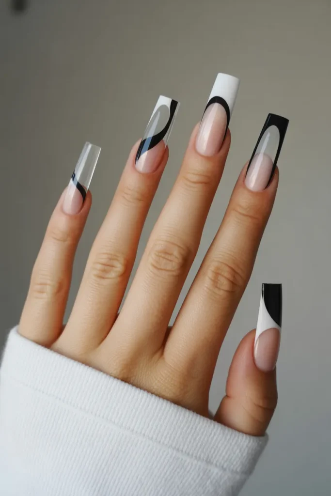 18 Stunning Coffin Nail Designs to Elevate Your Style Game 17 modern coffin nails with negative space fl4j8FYRSNCv5q9b6xc1mw yNZPeUGFRhOJShPm9zCntg