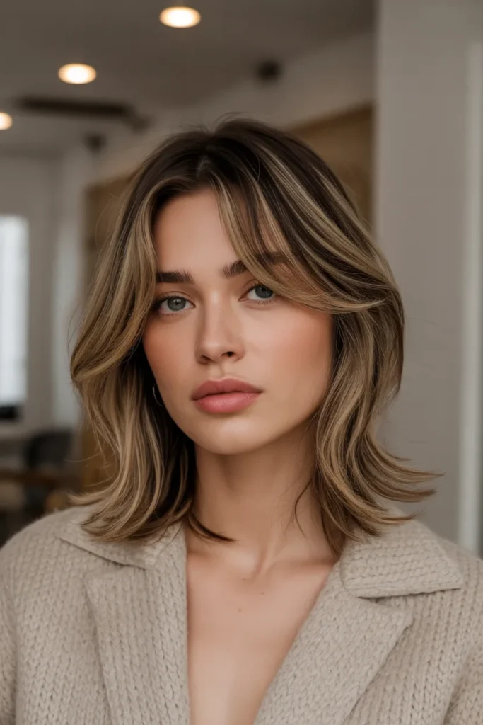 25 Curtain Bangs: The Ultimate Guide to Flattering, Chic Hairstyles 7 modern portrait of a woman with side swe WeGUA71FSDm952GpUqK6cA R8l32XBtSwWUlwf E1YwTw