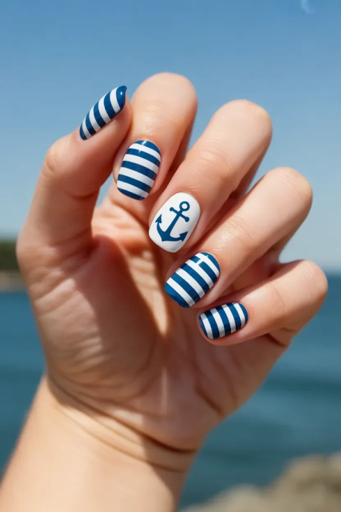 nautical summer nails with navy and whit yQ84S9s4TsafUKcpP5PO1Q QKJ2IhfvRrOW2VEpyMnYEw
