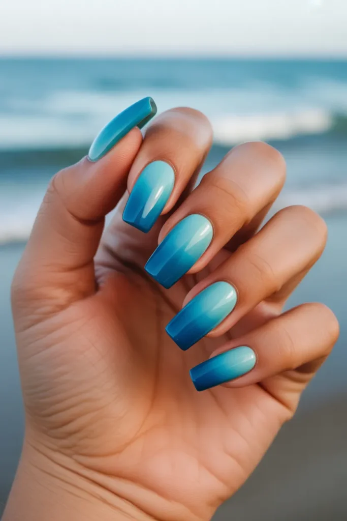 ocean inspired ombre nails blending turq 5PkqZgRzQuqsluwE5mQetg 2VIfCU xTKOuJVZZrXbgSw