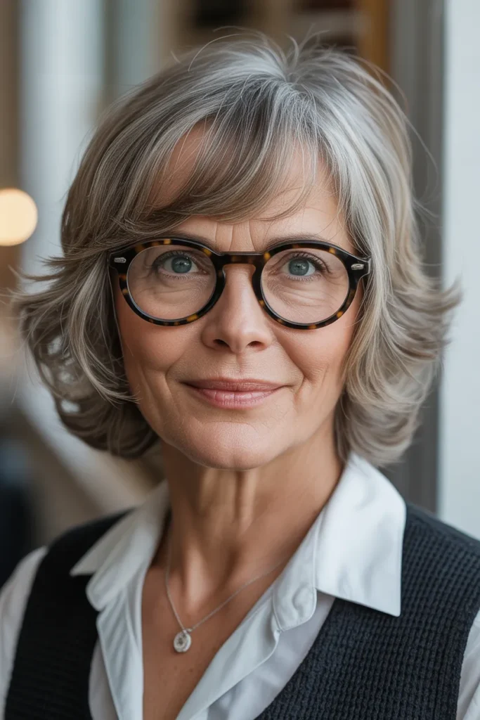 older woman with fine hair choppy layere RPsHpyhtSs6b81IooD3MYg YBmJIS5bQdmcvZm3 oAr7Q