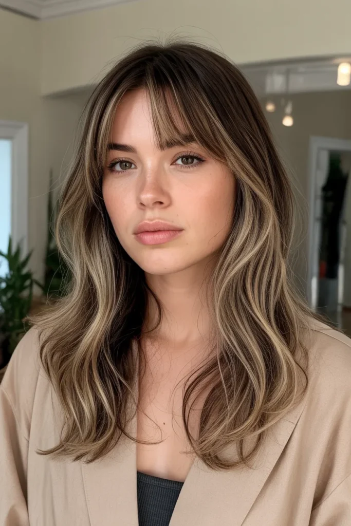 25 Curtain Bangs: The Ultimate Guide to Flattering, Chic Hairstyles 9 realistic image of a woman with curtain EIexYN4jQaucUVHaSEPnDw wBCklstTTTOq9VK6O4pEYA