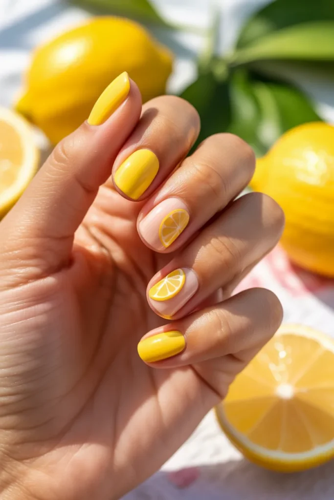 refreshing lemon themed summer nails wit eEdYCDDbSOW oG3E 4H71Q YlCDqdCkSva sF EsGTJLg