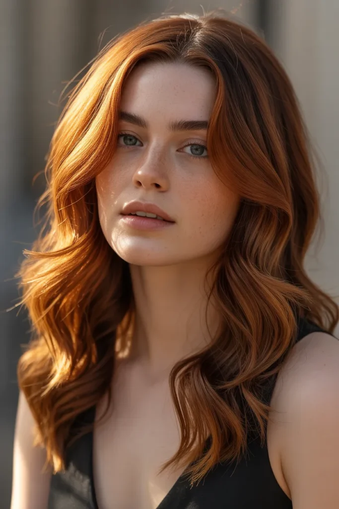 rich copper chunky highlights blended in SYlQPcihQIOK8d7Z JPQg CidhMh6kQIeOTFtoBGw30g