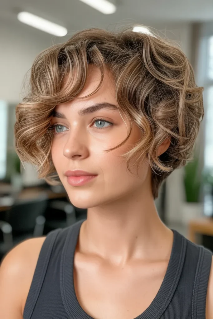 short haircut with a loose spiral perm s TeqwaPzcTgqKb6RHv7erzw 8TZJLV6TQH2o xTIeNHzRA