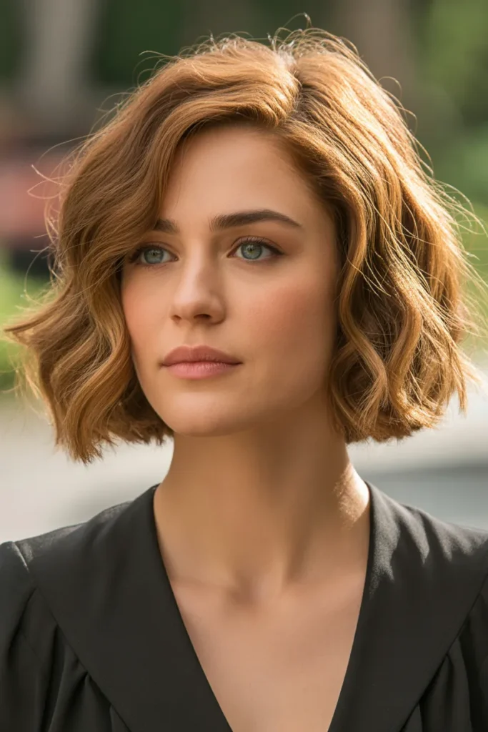 shoulder length wavy bob with a deep sid CMAX7C7Sfqe OJT1YRnTw Ym36goRiTEqLopDShrNzEA
