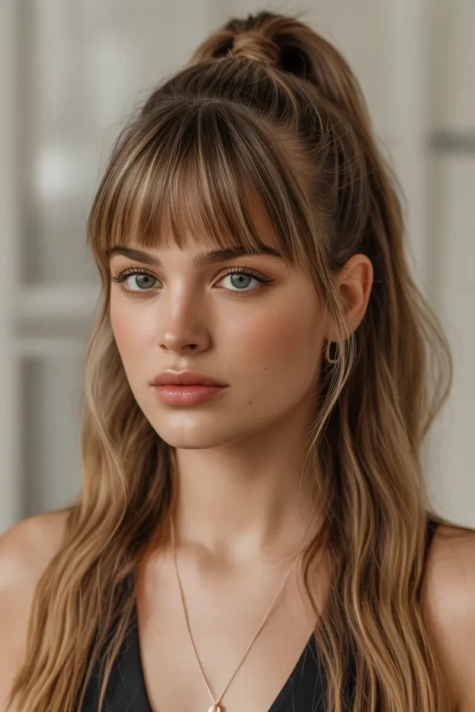 sleek high ponytail with straight curtai IqryPSFITXiSa1zmok1B g E6eiDi8NSouNyslHd3z1tg