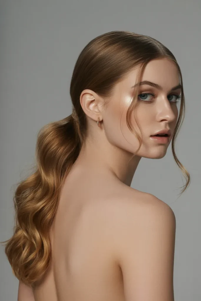 sleek ponytail with deep side part gloss QNLysf50T3S24wVVOQURIw oa6qOCmSRvaSEOj8BeLhzw