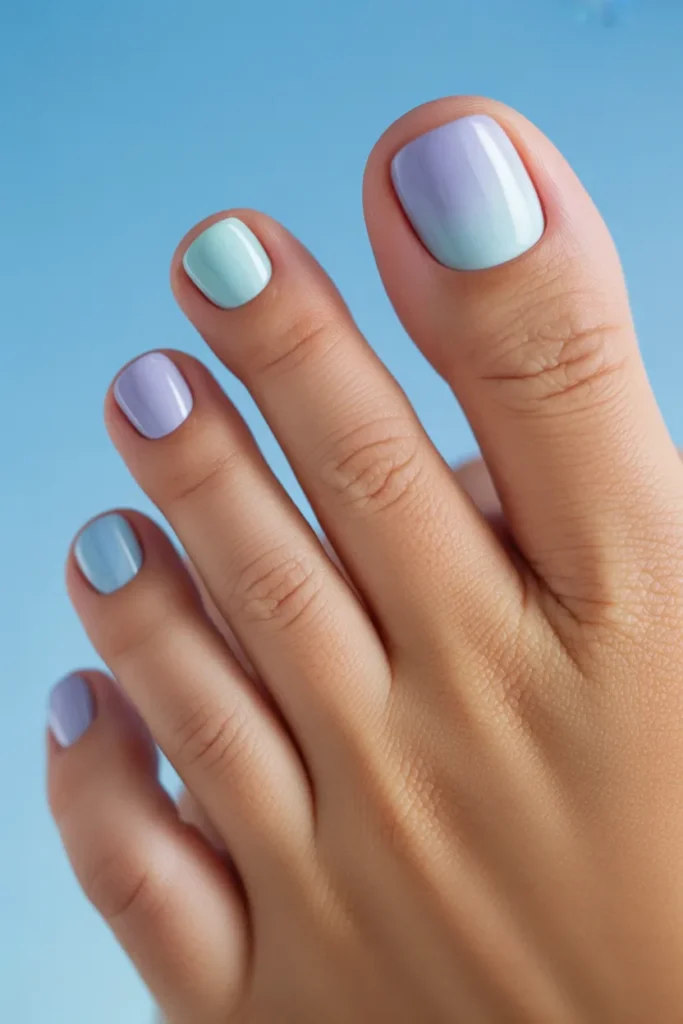 soft pastel ombre toe nails blending lav iwNpob bTc2HZDMg1bPR w tIxVmSFISWmU72XSUpVVDg
