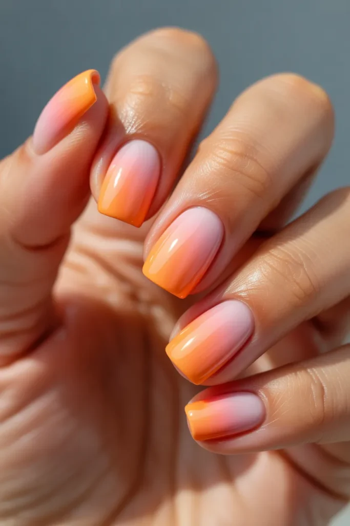 20 Summer Nails Square: Trendy Ideas to Keep Your Nails Chic This Season 4 square nails featuring smooth ombre grad fwaiT6VmRfW ltpY0xCutg EQ0sVeIRFaFx68fDLgzYQ