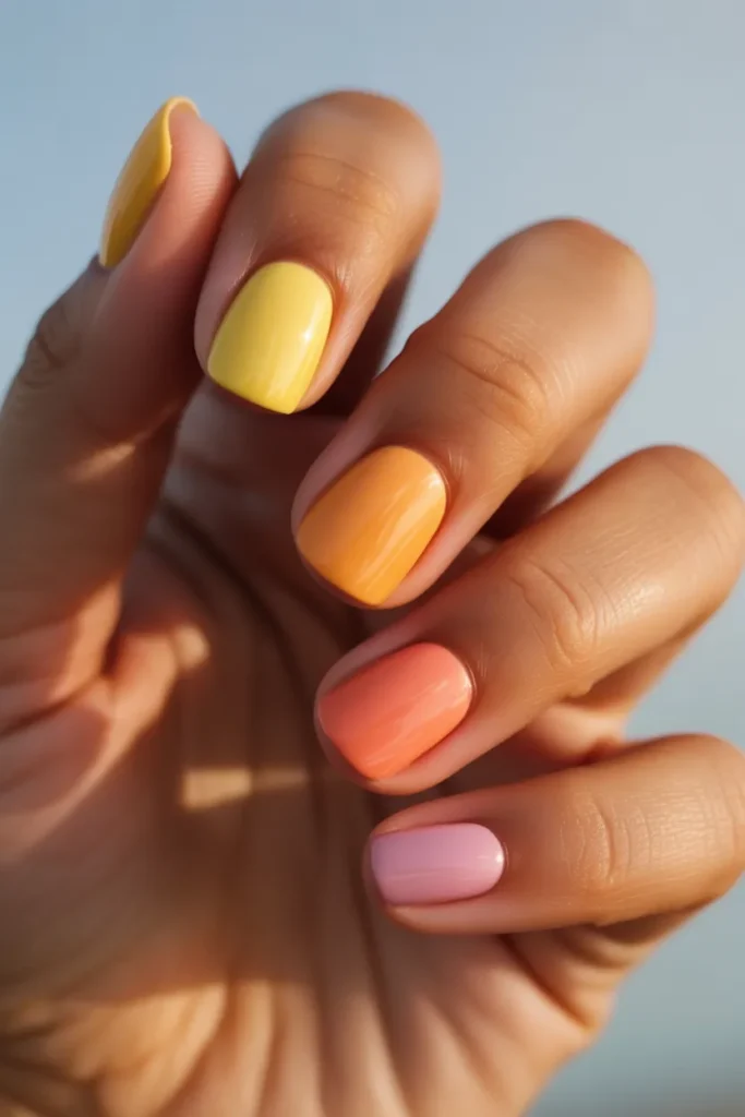 sunset gradient summer nails blending ye Ya wljksSHetbGnD1xtGqA 0f2XxqRQSqCWMou6SW3kpQ