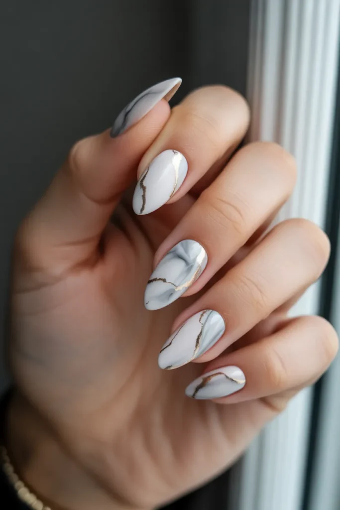 white and grey marble almond nails with a4zDn2LvQ3ux8ng7XTMMFQ c0rs2DRZQ8WVVJ70CZ4QjQ
