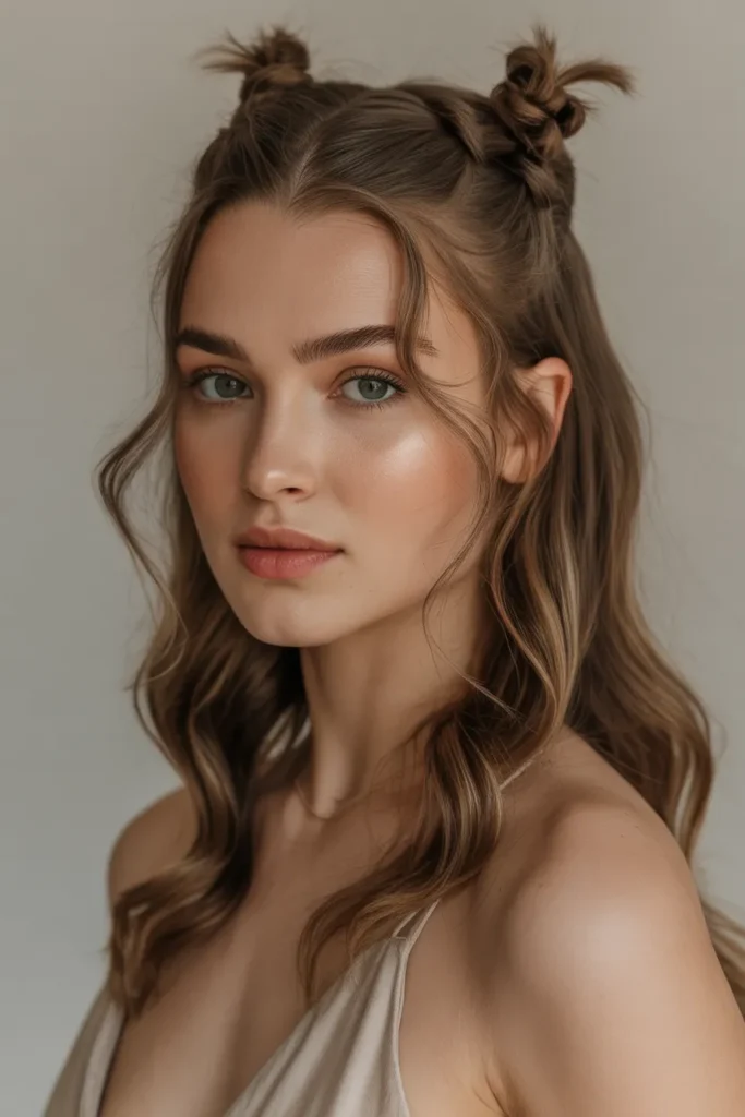 woman with brown hair styled in a knotte x0YBM04VQ9Odm8QjYlK0Xg 82txTJv5Q SnDFARXdtFOQ