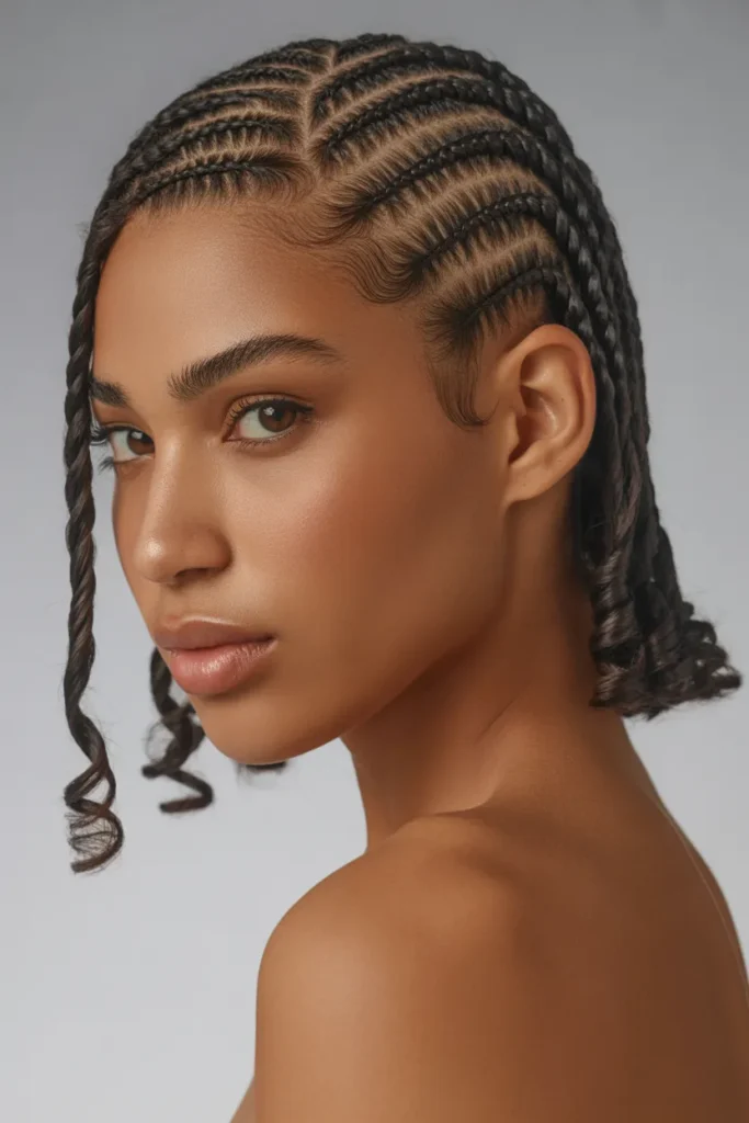 young african woman with side swept corn Bf5PohBjSwuplZyeH3hP1A VFAoHMm4TTe9rkUf FVTmw