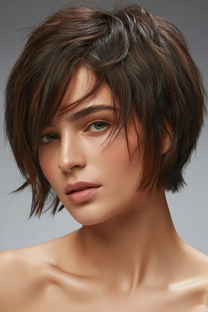 a bold short choppy bob haircut above th k7Zrtb1RRI6Vu4Mr2BVmIA yVsU9lhuST25GDNSLv0i g