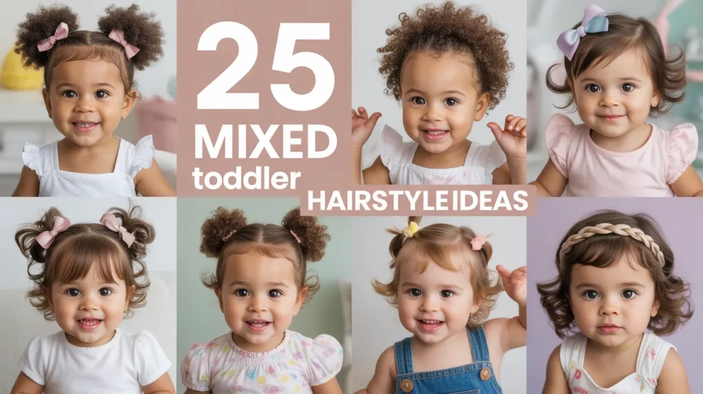 Mixed Toddler Hairstyle Ideas