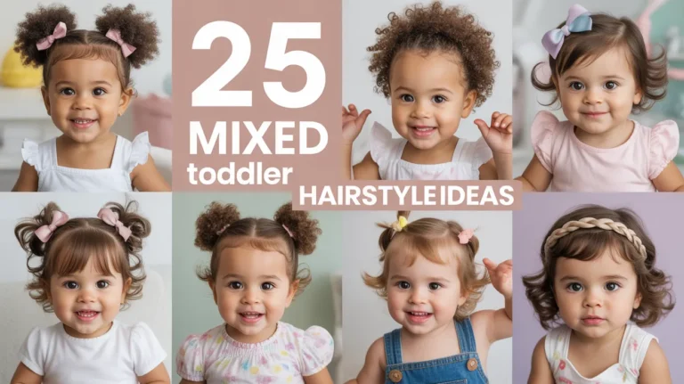Mixed Toddler Hairstyle Ideas