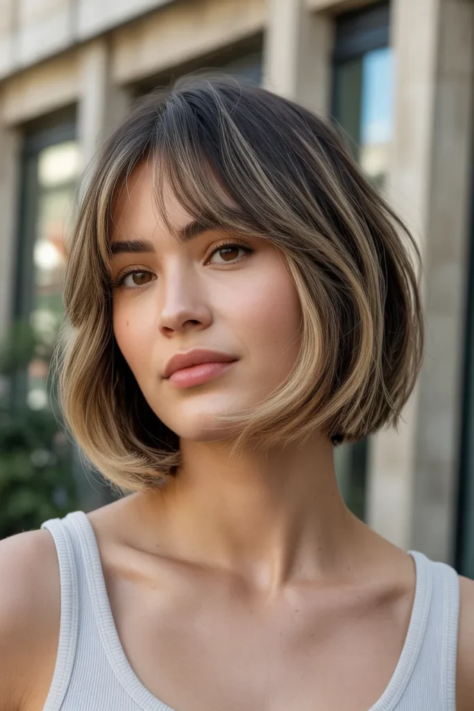 a flattering choppy bob haircut paired w 1CRZwepLSCG4NOb1WgHEtQ Vpk DHJ0R42FVc2gZYKS4w