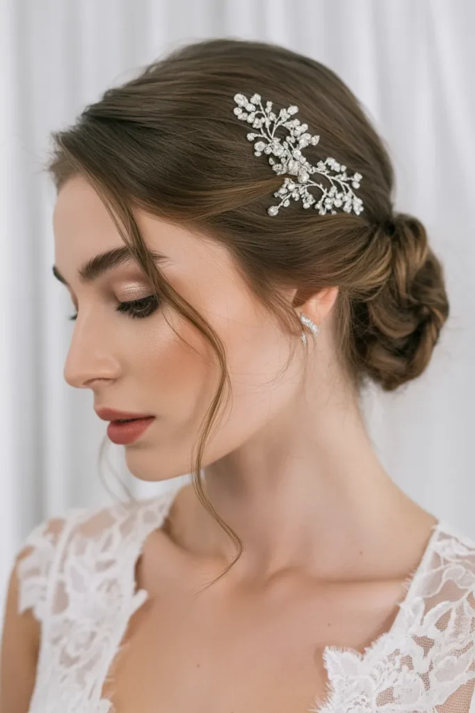 a french twist hairstyle decorated with HEvmDjstRjiyiznA ua2LQ Q2j sVNRT 6bZ2 xigOuTw