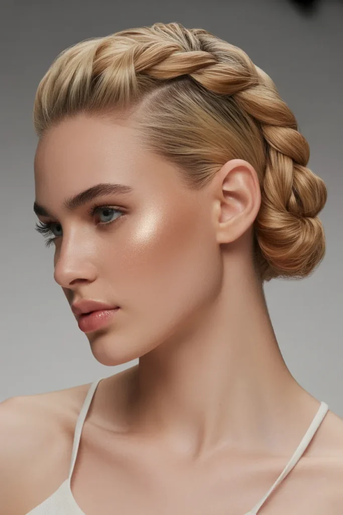 a french twist hairstyle with a deep sid l 3jaqmlRIWnYFfwPTXAWw xbyq2z83SO DJgqMvVpTJQ