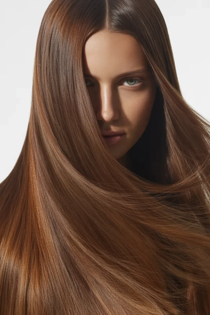 18 Brown Sugar Hair Styles That Add Warmth and Dimension 10 a high fashion portrait photograph showc w7tV69BVSWCGnP5tp6C YQ U3e2wnGYRQaHy9EjyTCCCg