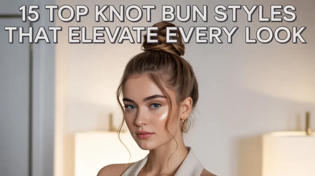 Top Knot Bun Styles