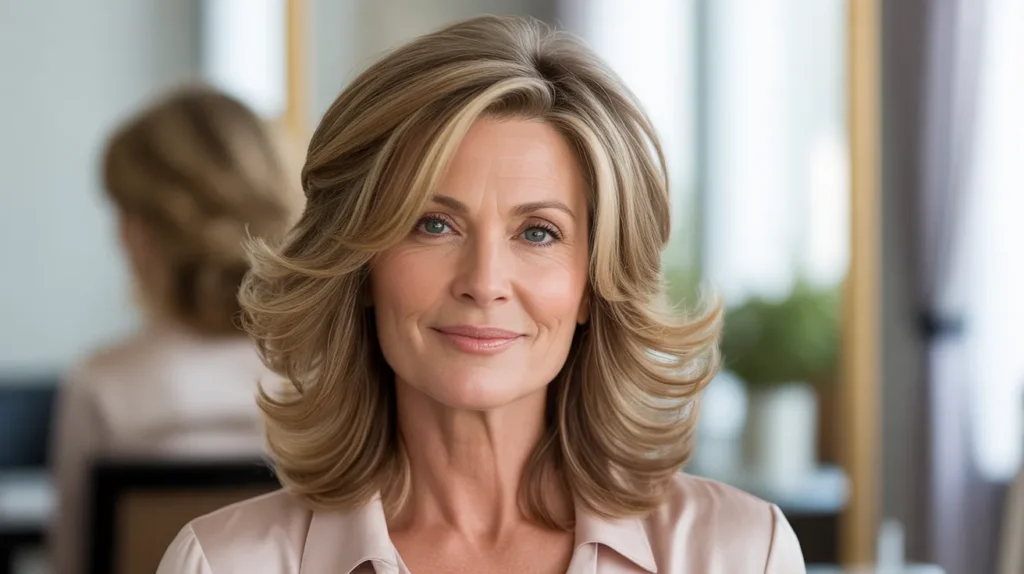 Very Layered Hair Medium Over 50 Styles