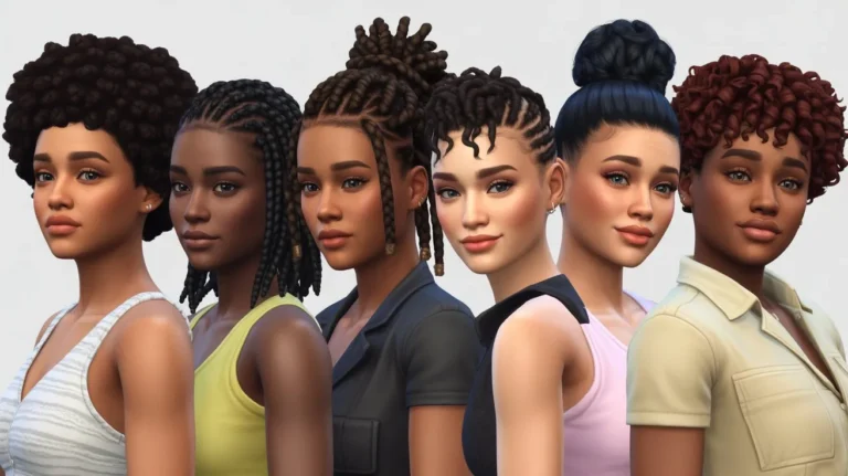 Afro Hair Sims 4 CC