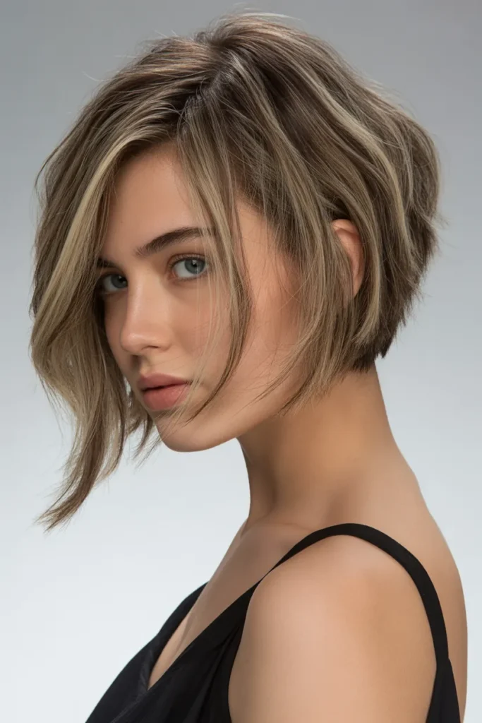 a modern choppy bob haircut with a side 1A WIidKRtWL4Ur1KiUkhw NccicR2ZSz vxs4eBzNE8Q