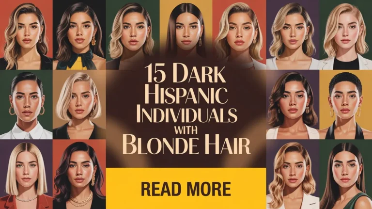 Dark Hispanic Individuals With Blonde Hair