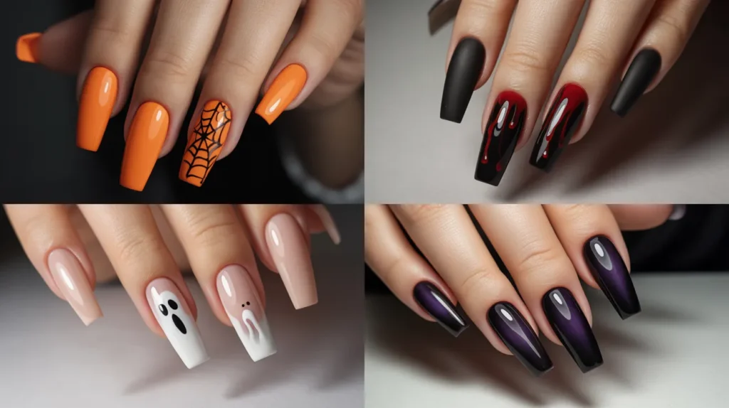 Halloween Nails Acrylic Ideas