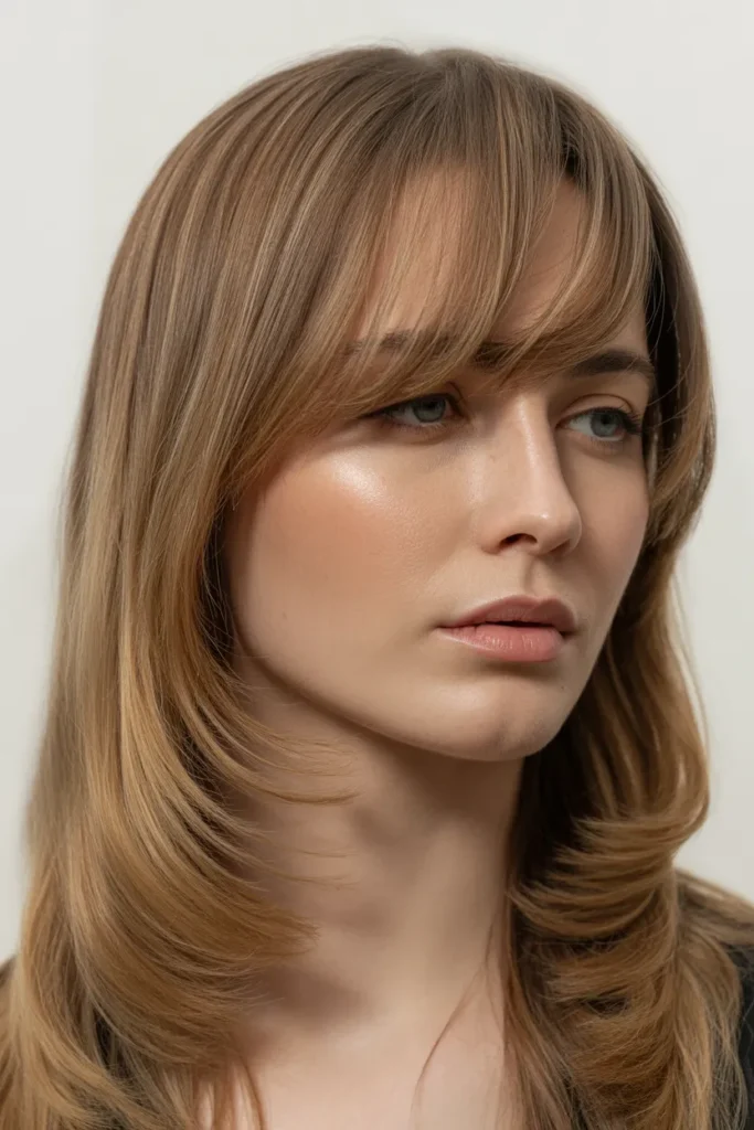 a woman with classic long side swept ban RQpCAj9NR0WL1DfB4GR9TQ 4mpF6PkYSvuNO3gSyV5NAQ