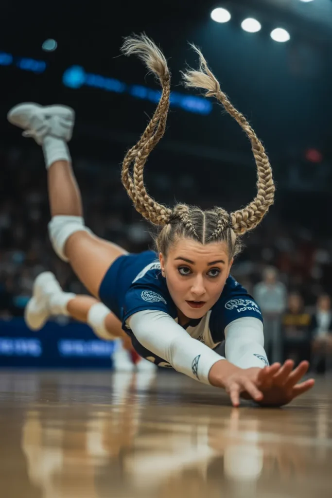20 Volleyball Hairstyles That Keep You Game-Ready and Stylish 4 action shot of a volleyball player divin 77zv bnWSdOjxuEMVTSVhg kiQ A7joS0Ww0gxfwzCDBQ cover