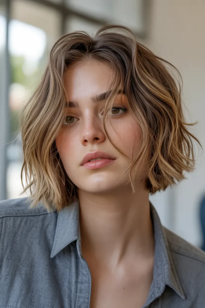 an effortlessly messy choppy bob haircut Jt6KbpSREqePWd5gFtD7A vu7OrzjnRzuwjJIZI s1qg