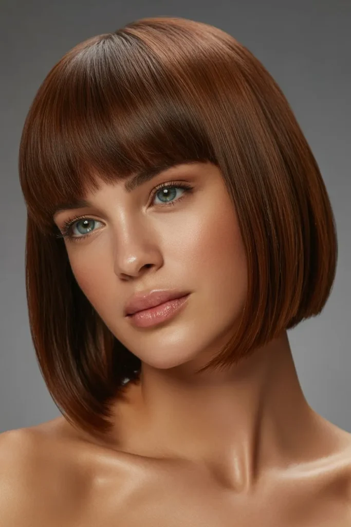 22 Angled Bob Hairstyles: The Ultimate Guide to Chic Haircuts 13 angled bob haircut with blunt bangs smoo EJbkpXunTr6EEqzOLXDeQw dBmMC9HTQYaxntX9hn1kZw cover