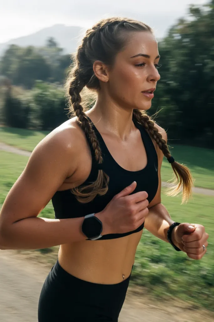 athletic female runner with thick hair s DAwhJM31SMC73RNrrBX7gA 4yisw3C6TI QHP6wQk3xFQ cover