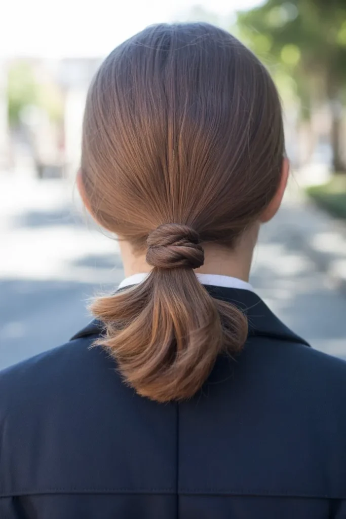 20 Simple Hairstyles for School: Quick, Cute, and Stress-Free 3 back view of a teenage girl with medium mmA qasSRRWiQ6V9KpvSIw u 14OJg1RfC8chWcmt2trg cover