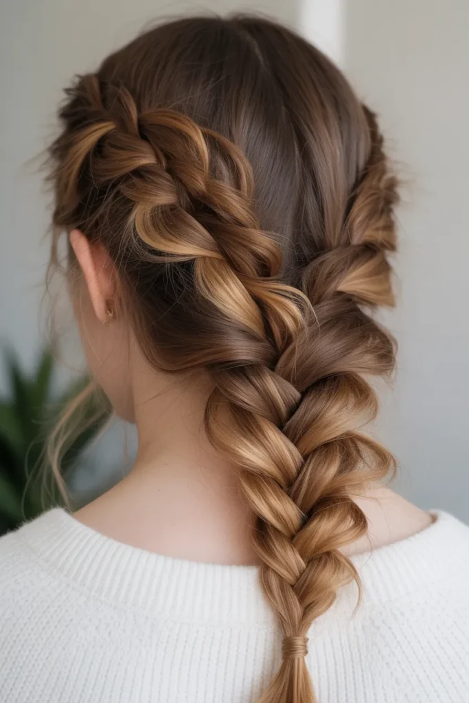 18 Brown Sugar Hair Styles That Add Warmth and Dimension 16 brown sugar hair styled in a fishtail br g76IlrX6TwCewtX 6oQayQ BG8kQtEfSr6 I0wa8KYVCQ