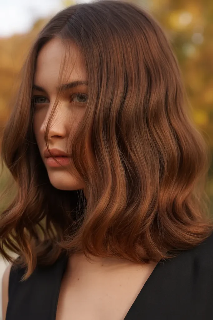 15 Fall Hair Inspo Ideas to Refresh Your Look This Season 2 close up of a woman with glossy warm cho 5y tpKT9Tm6fg 8U79gyew Dxo7L47TQ36bVat xWhfYA