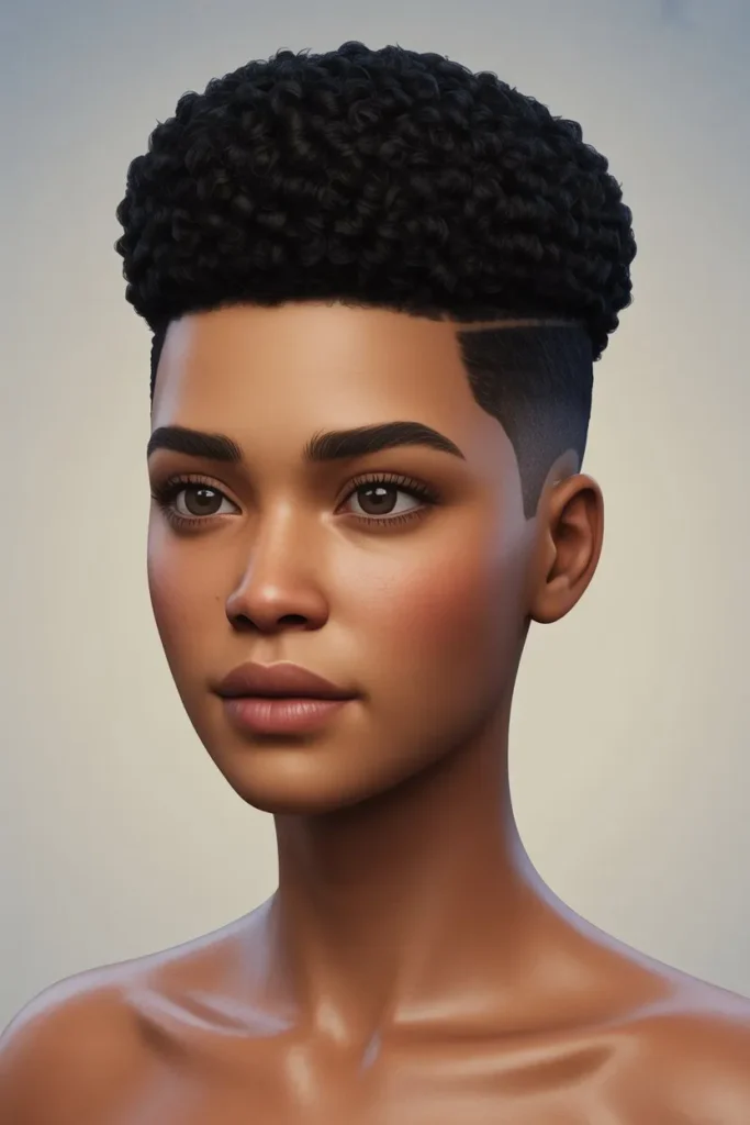 confident black female sim with short ta AiRId1QWQ125cFXAuxNVLQ LlEAA3pfRx GE24Qo5td5A cover
