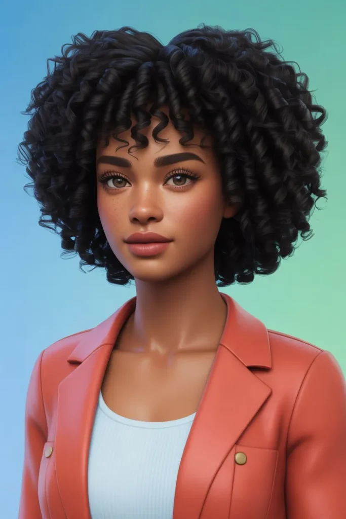 creative black female sim with voluminou wh 41aKESiqylbxkAEq9UQ sI45kq1yTga02li9V1Lmwg cover