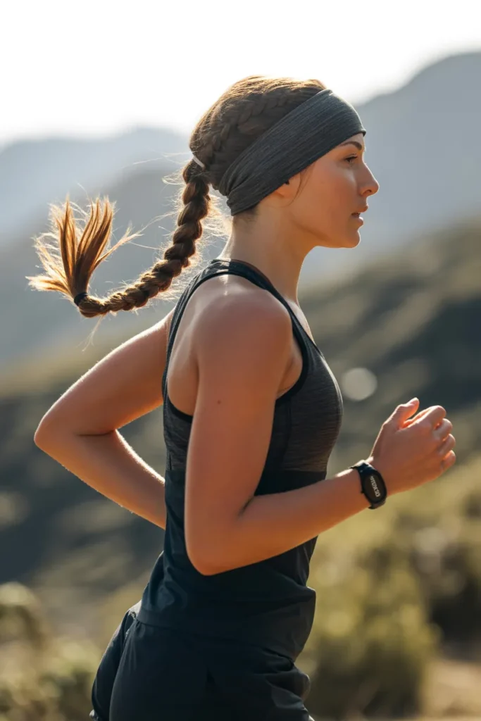 female athlete with a long braided ponyt sVWfiDBBT ifUSLGM345tQ pNmmki9fSLCwafDL3g6cyQ cover