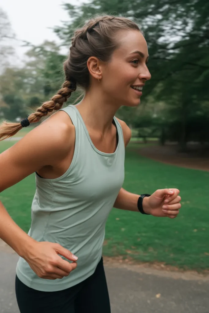 female athlete with a single side braid Ar3elMoHRN DQJGEOchXmQ LTUQOQ4pSJ63PSAr29L8Aw cover