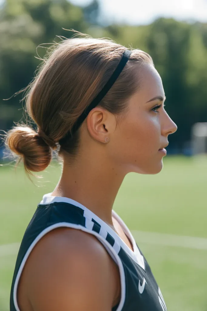 female athlete with hair in a sleek low w0eoiCygTJa SZgqY2IK2A AYMXDCyEQbuL31FNxYyrKQ