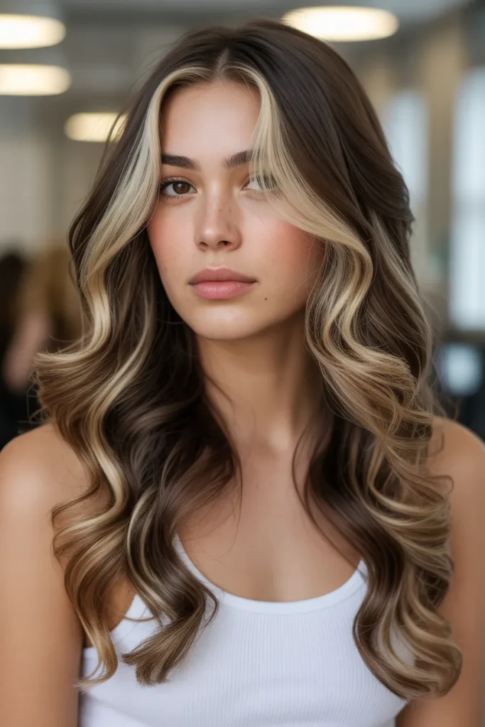 long brunette hair with face framing blo qWFlFFHiRESlU5yIcfkc3A 8PQ coeXQRCepTFNEsyciw