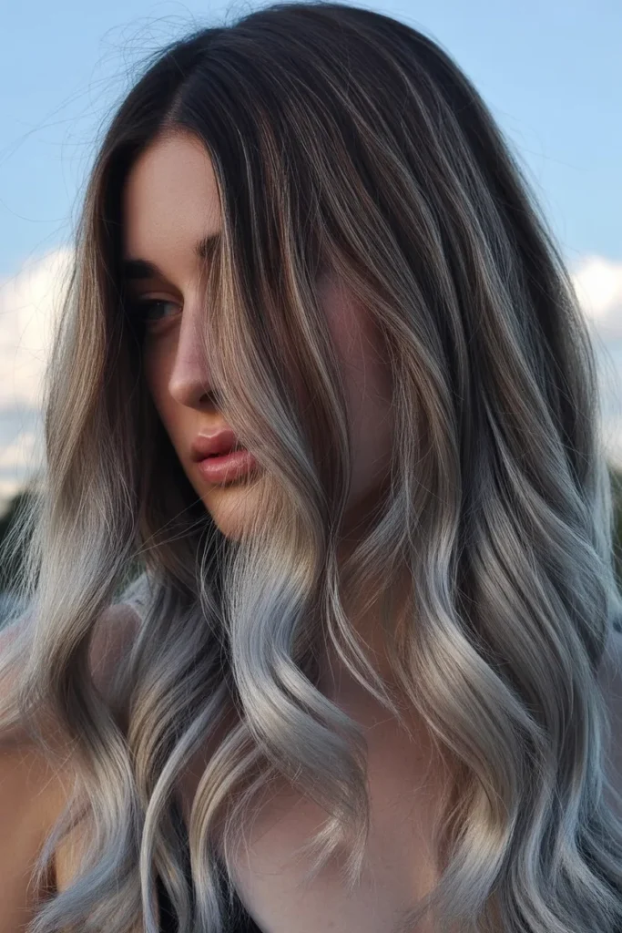15 Grey Blending Highlights for Brunette Hair: A Modern Hair Transformation Guide 15 long brunette hair with silver infused b G rQYRgqTjC3S6GamsYJ3g 6b4i3Os TleSeDsuaPK4LQ cover