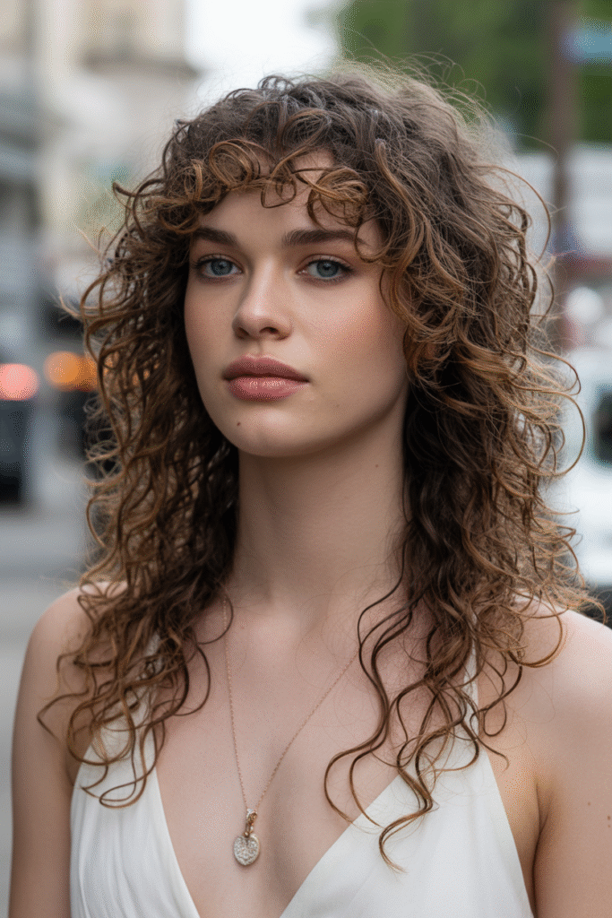 long curly hair with feathered airy laye naVPj WnS0u 3sxhyVgt Q WonOWoSKSaCLJvlH5bKrWA