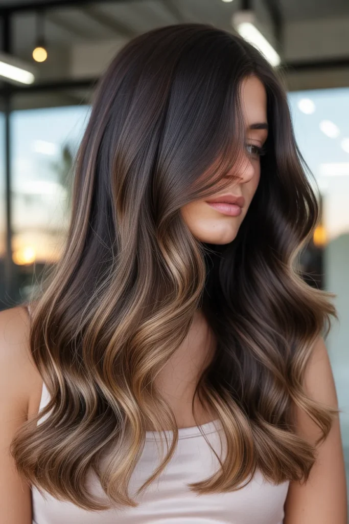 long flowing hair with dark chocolate ba Ud2P9uioRQWtyBqxjQ FAg 3wLpj3bySFCcrK8BzfItnw cover