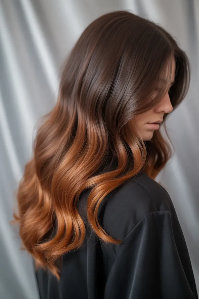 20 Brown Cinnamon Hair Color Ideas 6 long hair styled in ombre dark brown roo tSy43FckRr6MoEaGxhPoTg 7jIyrCd3TD6nz94j5H4cog