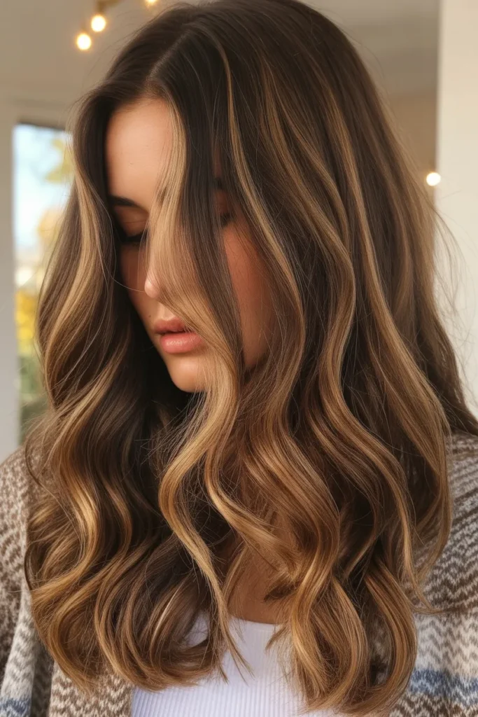 medium length brunette hair styled in lo 0GdFHZ2aRE a2cd13td2Og 0qV7VO1zSle8zE0EEiMuTw